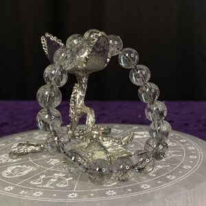 Bracelet Tourmaline in Quartz ⚪️🤍⚪️